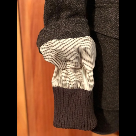 rocha. john rocha brown tweed wool mens jacket - Picture 5 of 7